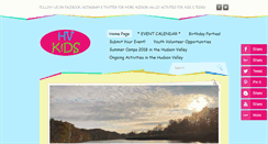 Desktop Screenshot of hudsonvalleykids.org